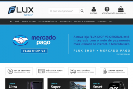 Loja Virtual Flux Shop V3 com Mercado Pago mais Pagseguro